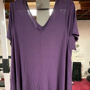 Purple tunic shirt